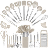 Nonstick Cookware Utensils – Less Is More Approach, 33 Functional Pieces No Extras