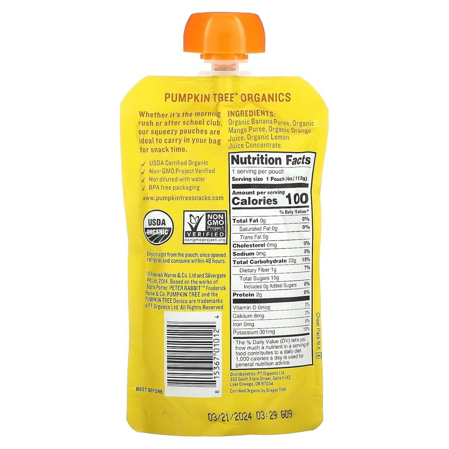no added sugar, salt, or preservatives