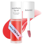 NOONI Korean Lip Oil – Appleplum | Premium K-Beauty Lip Treatment for Elevated Vanity Displays
