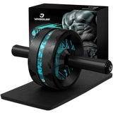 VINSGUIR Lightweight Ab Roller – Full-Body Outdoor Workout for Vacation Rentals and Trails