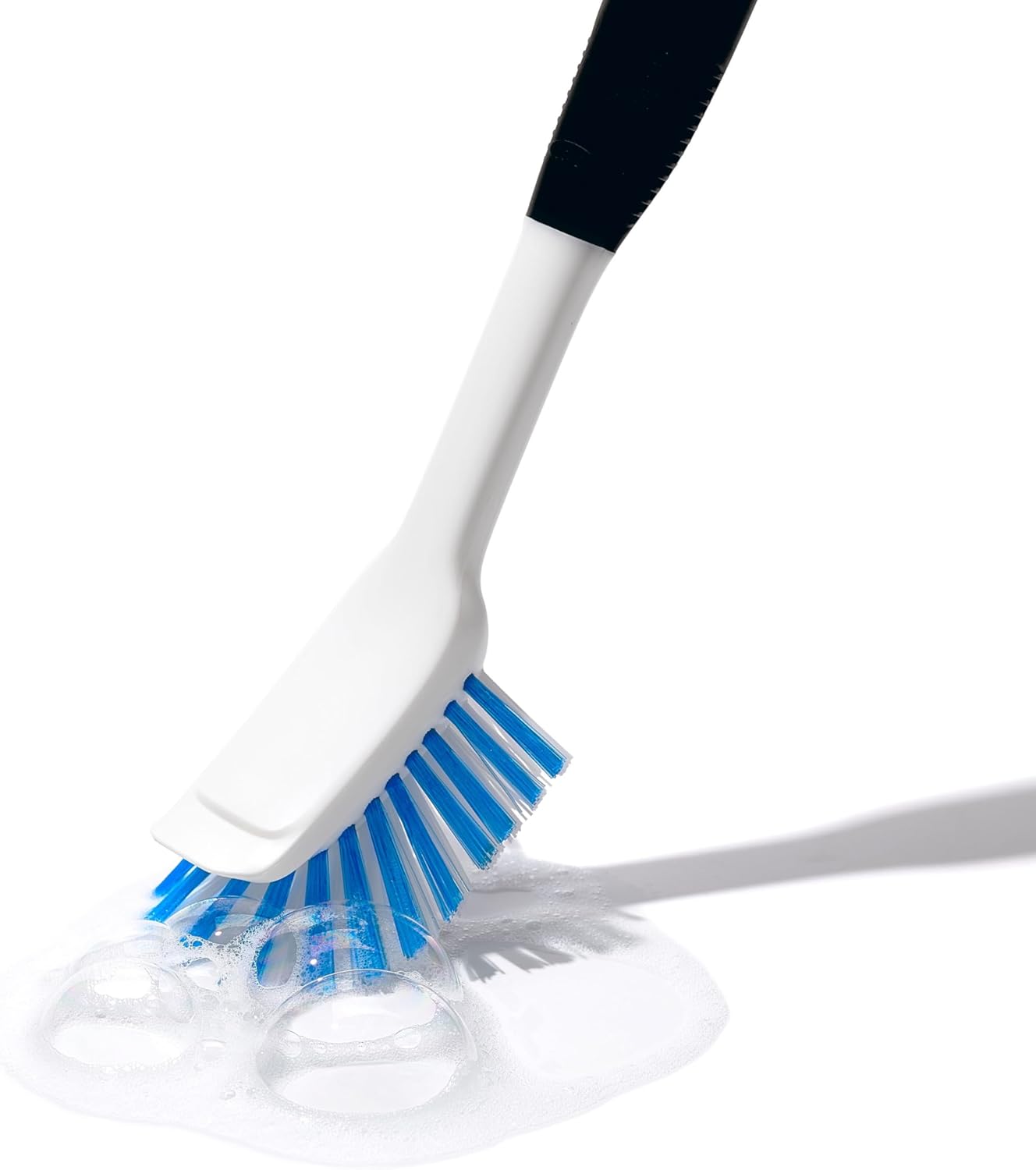 OXO Good Grips Dish Brush – Senior-Safe Dishwashing Brush with Soft Ergonomic Handle, Secure Hold with Soapy Hands