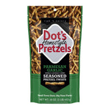 Dot's Pretzels Parmesan Garlic Seasoned Pretzel Twists – Kid-Friendly Lunchbox Snack for School and After-School Packs, 16oz Resealable Bag