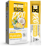 PURE KICK PRO Hydration Electrolyte Drink Mix – Thoughtful Wellness Gift for Her, Pineapple Coconut with BCAA and Vitamins
