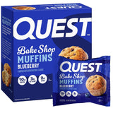Quest Bake Shop Blueberry Muffins – Mindful Snack for Post-Workout Recovery and Self-Care Rituals, 4 Count