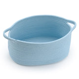 Happyiren Woven Cotton Rope Basket – Ready-to-Fill Birthday Gift Basket for Her, Reusable Gift Presentation for Baby Showers and Holidays