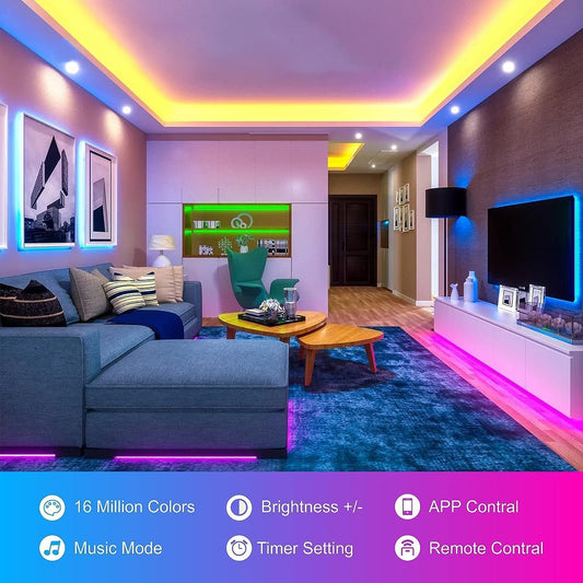 rgb leds delivering 16 million colors and 29 dynamic modes