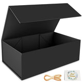 RYDDOY Two-Tone Gift Box with Magnetic Lid – Tasteful Display Piece for Mantel, Entryway, and Guest Room Styling