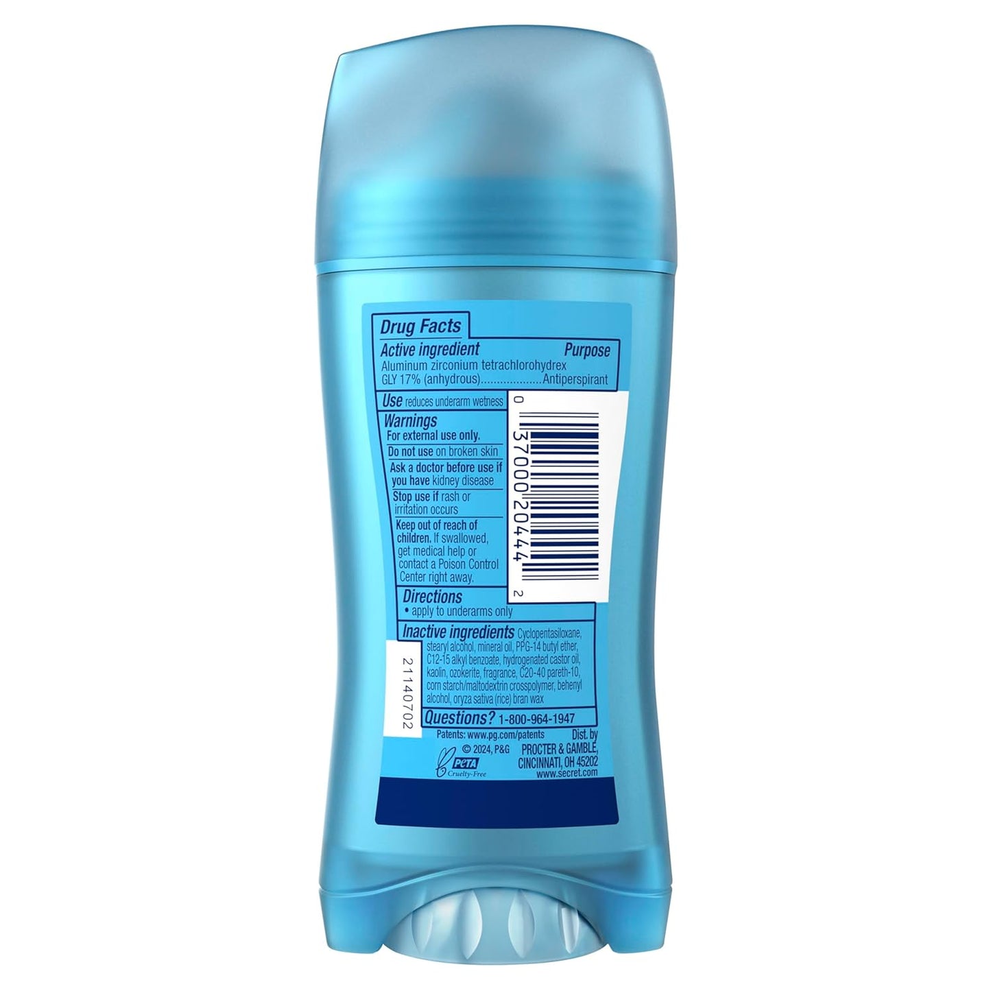 Secret Antiperspirant Deodorant Pack – Stress-Free Morning Routine with All-Day Freshness