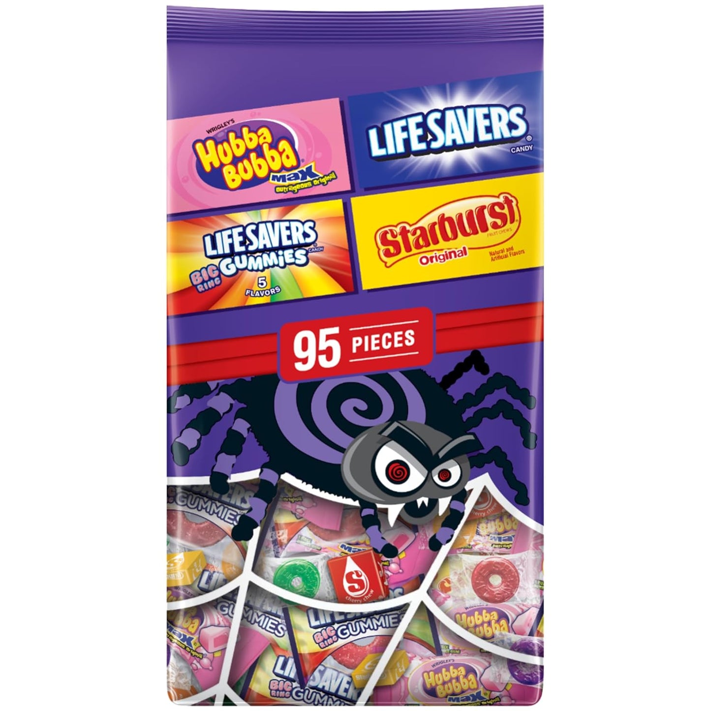 SKITTLES Assorted Candy Bulk Pack – Kids Birthday Party Goodie Bag Stuffer & Piñata Filler, 20.13 oz