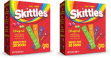 SINGLES TO GO! Skittles Zero Sugar Drink Mix – Family Variety Pack of Powdered Water Flavor Sticks for Picky Drinkers, 60 Sticks