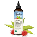 Sky Organics Castor Oil – Thoughtful Birthday Gift for Her, USDA Organic Hair and Lash Care Set