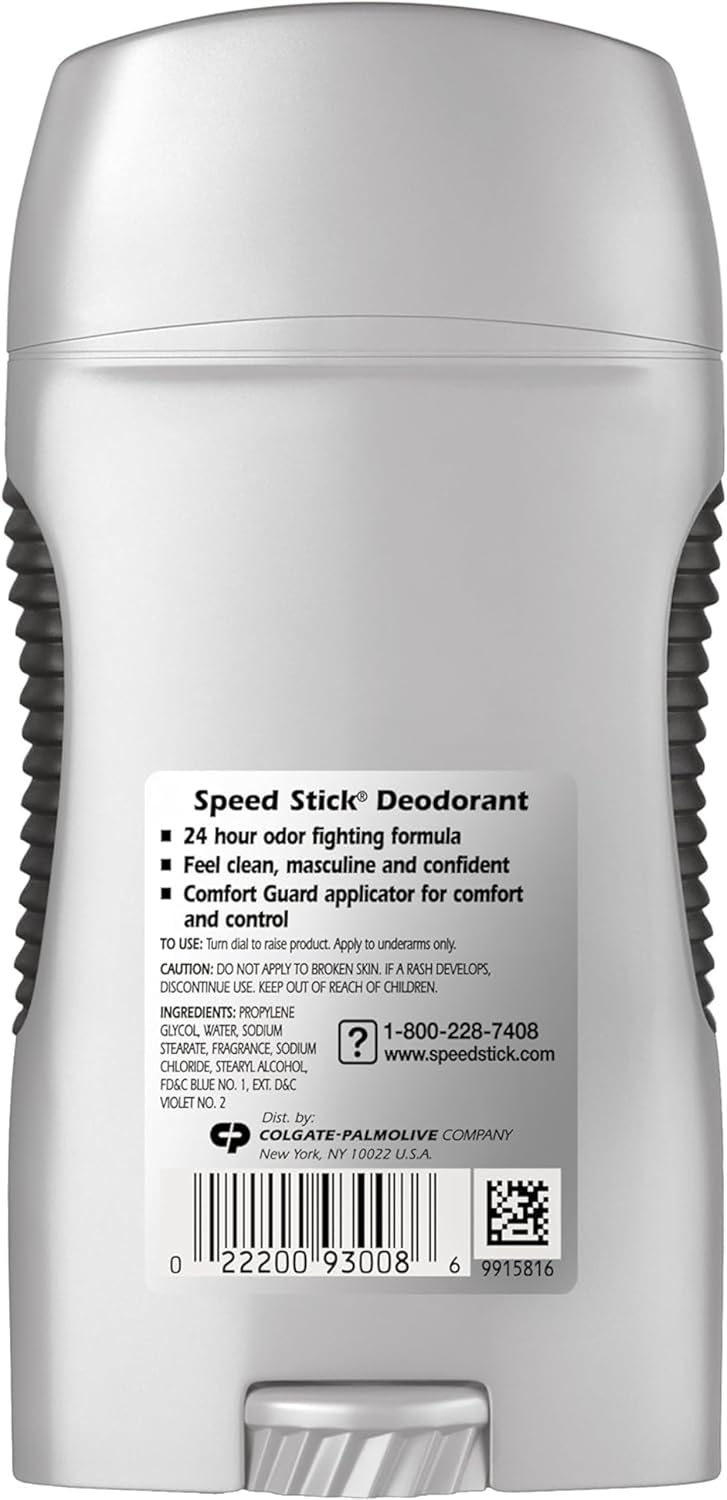 Speed Stick Solid Deodorant Ocean Surf – Practical Stocking Stuffer for Men, 2-Pack Value Gift