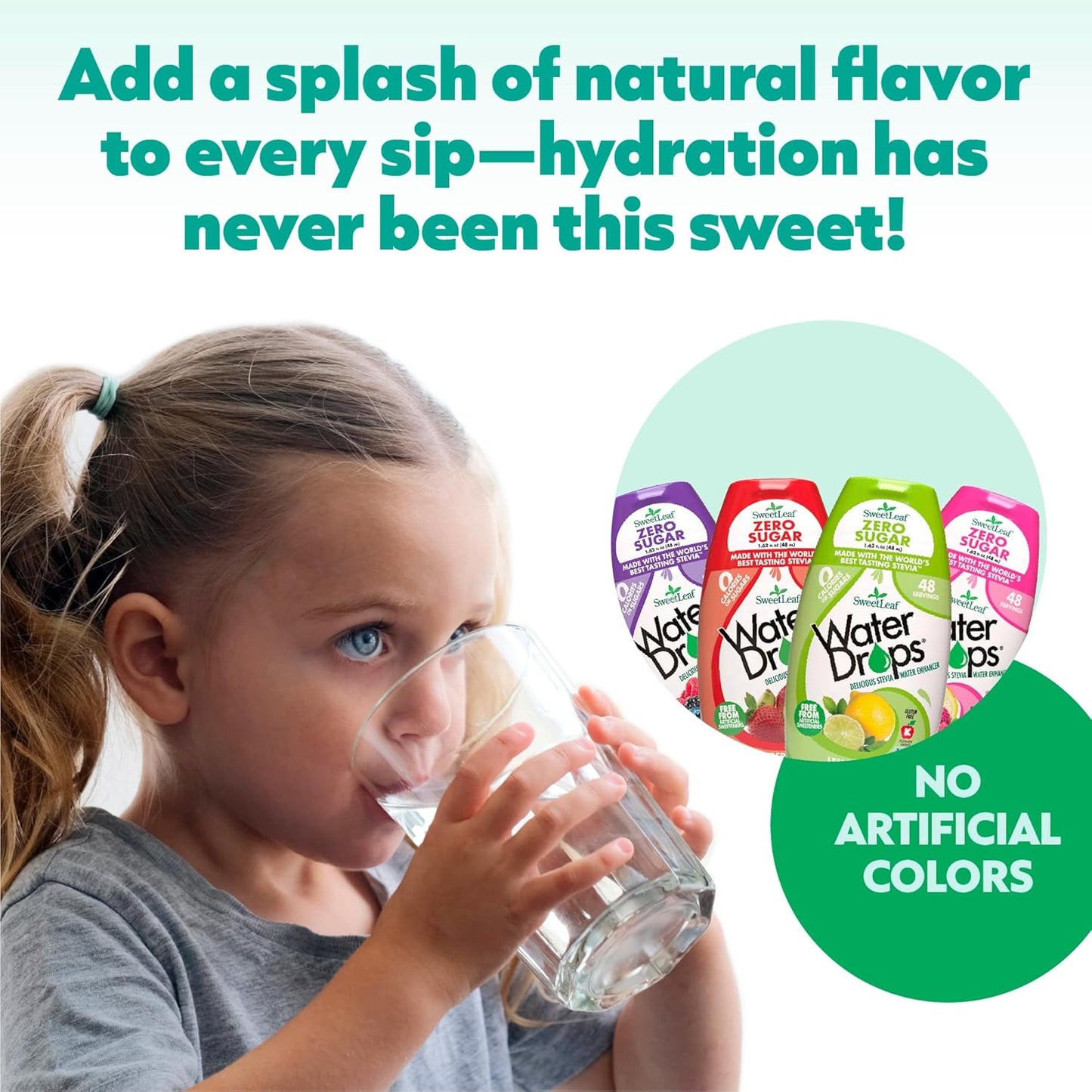 SweetLeaf Strawberry Kiwi Water Drops – Plant-Based Hydration Companion for Your Daily Wellness Ritual, Keto and GMO Free, Pack of 2