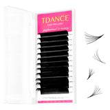 TDANCE Rapid Blooming Eyelash Extensions – Damage-Free Lash Application for Health-Conscious Beauty Rooms, No Glue Residue Handmade Fiber