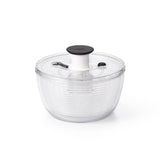 OXO Good Grips Salad Spinner | Compact Stacking Design for Small Galley and Studio Kitchens | Flat-Lock Storage Lid