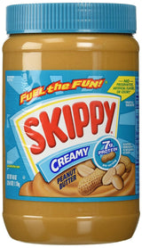 SKIPPY Creamy Peanut Butter, 40 Ounce – Lunchbox Staple for Kids' School Snacks and After-School Bites