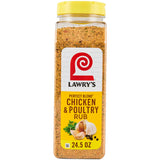 Lawry's Perfect Blend Chicken & Poultry Rub, 24.5 oz – Weather-Resistant Bulk Seasoning for Outdoor Entertaining, Picnics, and Patio Dinners