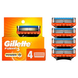 Gillette Fusion5 Men's Razor Blade Refills, 4 Count – Weekend Getaway Shave Refills That Pack Light and Stay Sharp