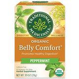 Traditional Medicinals Organic Belly Comfort Peppermint Tea – Morning Yoga and Meditation Cup for Mindful Living