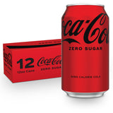 Coca-Cola Zero Sugar Cola – Portable 12oz Can Pack for Backyard BBQs and Patio Gatherings