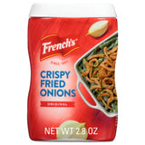 French's Crispy Fried Onions – Portable Crunchy Topping for Camping Meals, Picnics and Outdoor Dining
