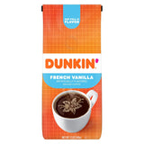 Dunkin' French Vanilla Ground Coffee – Affordable Birthday Gift for Coffee Lovers, 12 oz Bag