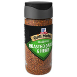 McCormick Grill Mates Roasted Garlic & Herb Seasoning Single-Bottle Spice Blend for Clutter-Free Pantries