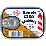 Beach Cliff Wild Caught Sardines – Office Desk Lunch Pack, 13g Protein for Busy Workday Focus and Fuel