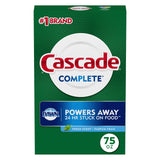 Cascade Complete Powder Dishwasher Detergent for Cozy Open-Concept Dining Spaces, Fresh Scent Signature