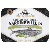 Brunswick Boneless Butterflied Sardine Fillets – Shelf-Stable Camp Food for Wilderness Trips