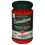 Bionaturae Organic Tomato Paste - Imported Italian Concentrate in Premium BPA Free Glass Jar for Gourmet Cooking, 7 Oz