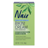 Nair Bikini Cream Green Tea Sensitive – Spa-Day At-Home Bikini Grooming Ritual, 1.7 Ounce
