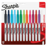 Sharpie Retractable Permanent Markers Fine Point Black 12 Pack Home Organization Supply for Pantry Container Labeling and Kitchen Bin Marking