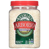 RiceSelect Arborio Rice for Italian Risotto, Single-Ingredient Clean-Label Staple for the Intentional Pantry, 32-Ounce Reusable Jar