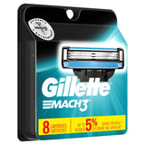 Gillette Mach3 Replacement Blades – Sensitive Skin Comfort Pack for Your Morning Grooming Routine