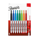 Sharpie Retractable Permanent Markers Ultra Fine Point 8 Count – Thoughtful Creative Gift for Artists Crafters and Color-Coding Enthusiasts