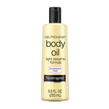 Neutrogena Body Oil Light Sesame Formula – Lightweight Fragrance Free Body Oil for Mindful Bath Time and Bedtime Wind Down Routine