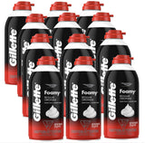 Gillette Foamy 12-Pack – Soothing Citrus Shave for Your Daily Self-Care Routine
