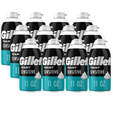 Gillette Foamy Sensitive Skin Cream – Calming Post-Shave Care for Men's Personal Wellness Routine