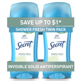 Secret Anti-Perspirant Deodorant Invisible Solid Powder Fresh Twin Pack – Daily Hygiene Ritual for Mindful Mornings