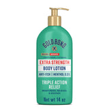 Gold Bond Extra Strength Body Lotion – Family First-Aid Staple for Kids' Minor Scrapes and Burns, 14 oz