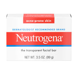 Neutrogena Facial Cleansing Bar for Acne-Prone Skin – Hypoallergenic, Dye-Free Cleanser Safe for Sensitive Skin