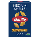 Barilla Medium Shells – Fortified Durum Wheat Semolina Pasta for Balanced Family Meals, 12-Pack