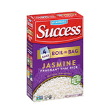 Success Boil-in-Bag White Rice, 10-Minute Desk Lunch Base for Busy Professionals, Pre-Portioned Microwaveable Grain