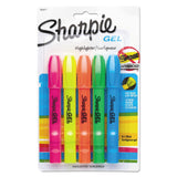 Sharpie Gel Highlighters, Bullet Tip Study Set, Smear-Free Annotation for Office Reports and Textbooks