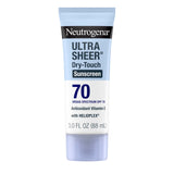 Neutrogena Ultra Sheer Dry-Touch SPF 70 Sunscreen – Travel Size for Hiking, Beach Days & Patio Lounging, Water Resistant 80 Min