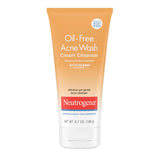 Neutrogena Oil-Free Acne Face Wash Cream Cleanser 2% Salicylic Acid – Calming Self-Care Wash for Daily Acne Care Routine
