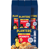 PLANTERS Salted Peanuts 2.5 oz Soft Packs 15-Pack – Office Desk Snack for Focused Workdays