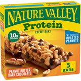 Nature Valley Protein Chewy Bars – After School Snack for Picky Eaters, Family Friendly Salted Caramel Nut 15 Count