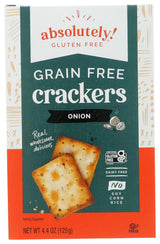 Absolutely Gluten Free Crackers – Allergen Friendly Cracker for Kids Bento Boxes, Original 4.4 oz
